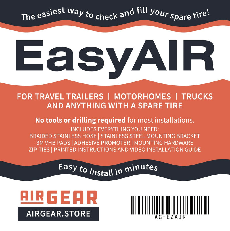 AIR GEAR EasyAIR Spare Tire Inflation System