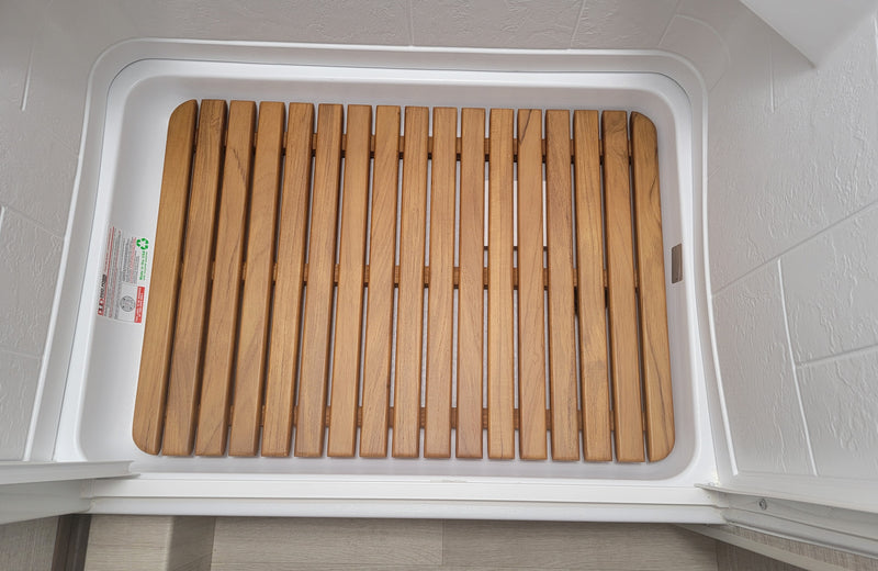 Entegra Qwest Teak Shower Mat