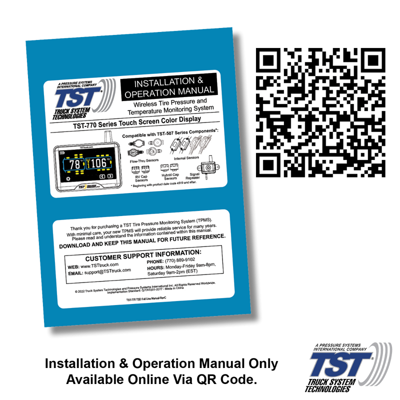 TST 770 Tire Pressure Monitoring System